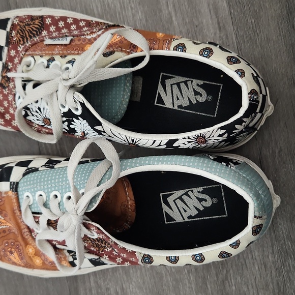 Vans tiger patchwork era skate shoes men's 7 or women's 8.5 - Picture 6 of 8